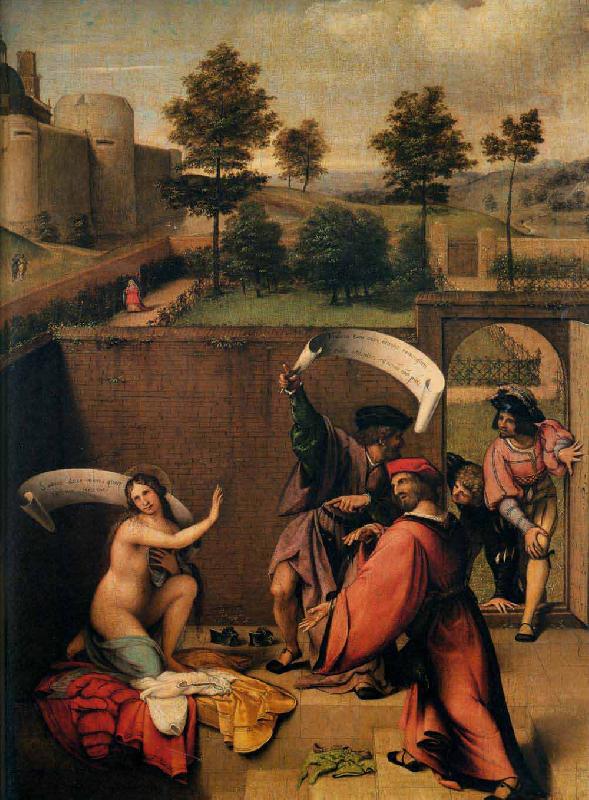 Lorenzo Lotto Susanna and the Elders china oil painting image
